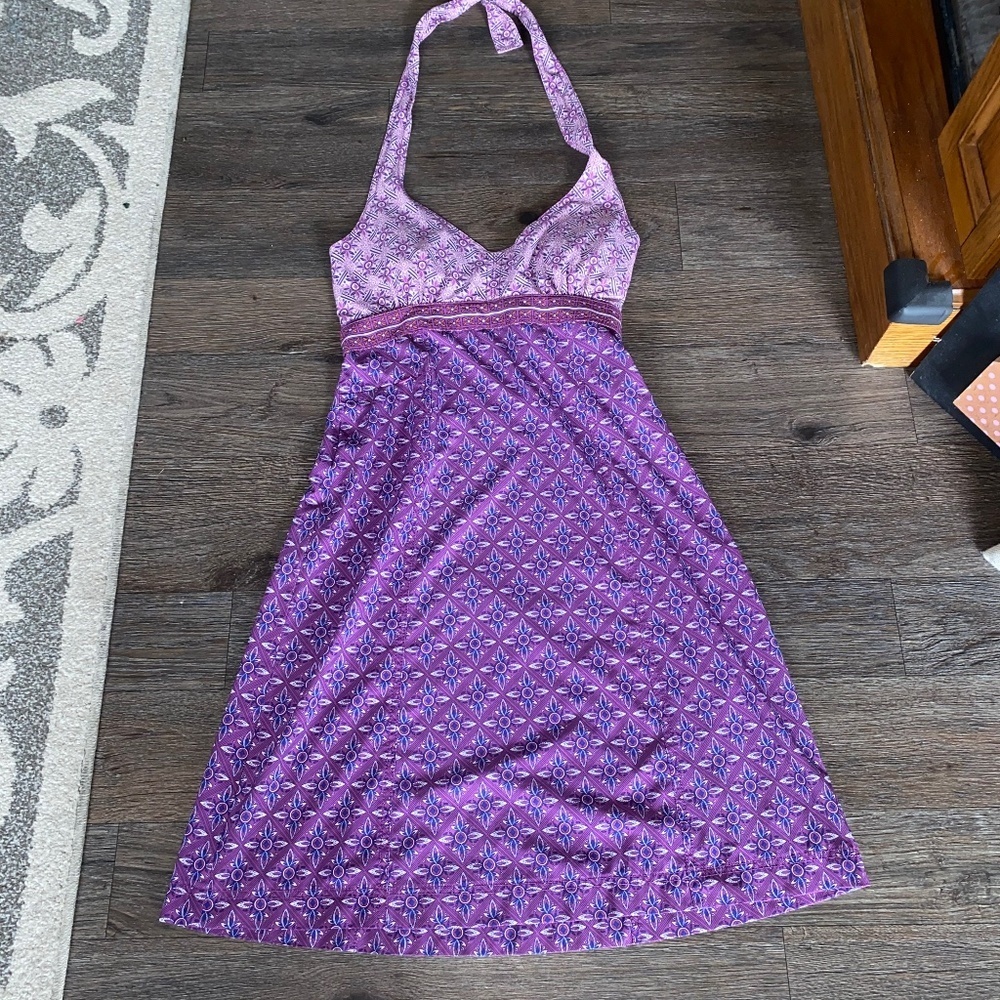 Athleta Purple Halter Sundress